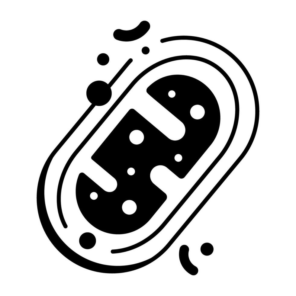 biologisch Forschung linear Symbol vektor