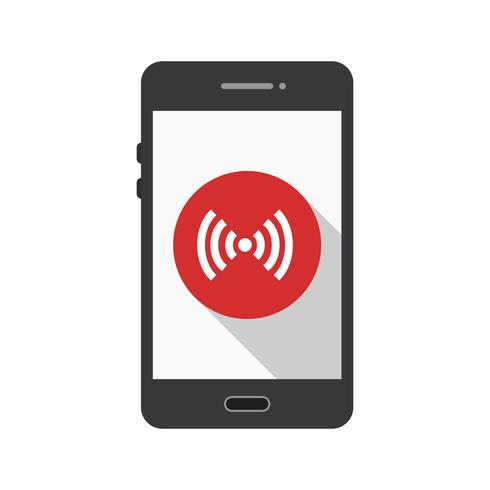 Hotspot-Anwendungssymbol für mobile Anwendungen vektor