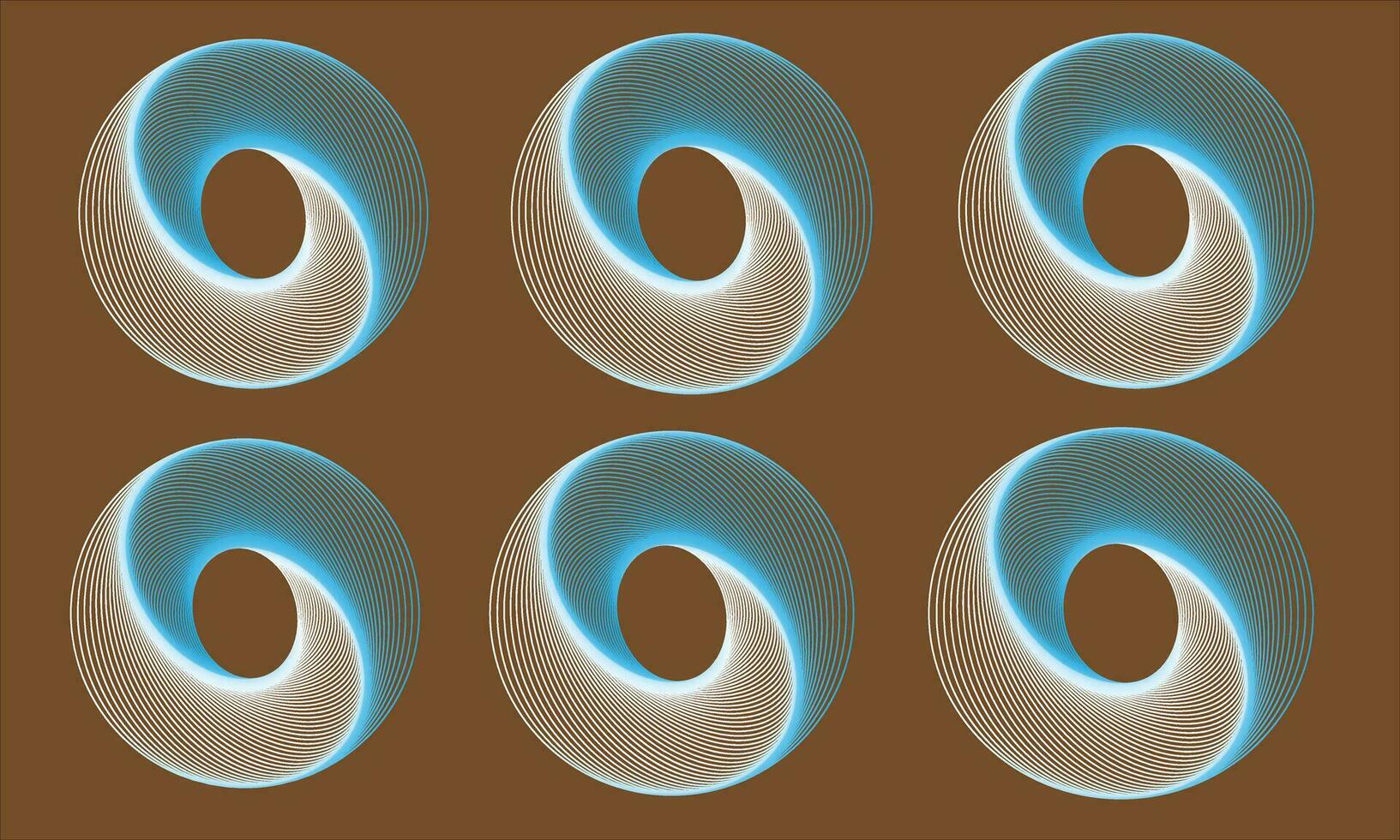 färgrik cirkel spiral abstrakt cirkel prickar bakgrund. cirkel vektor bakgrund illustration