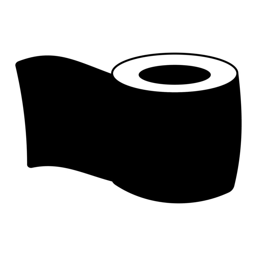 Toilette Papier Hygiene intim Handtuch Symbol Element vektor