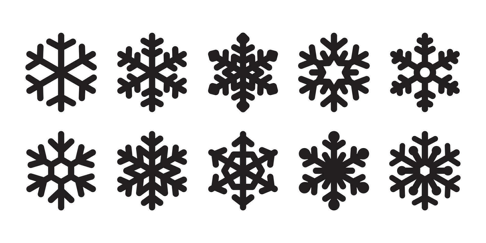 snöflinga vektor jul ikon logotyp snö santa claus xmas tecknad serie karaktär illustration symbol grafisk klotter design