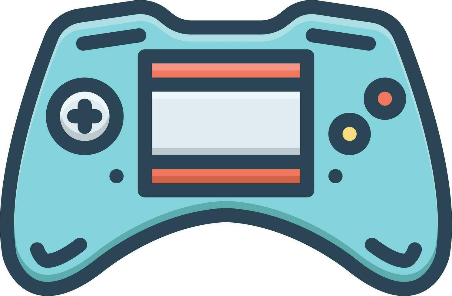 Färg ikon för spel vektor