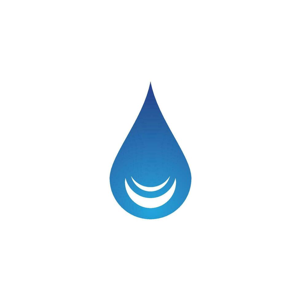 Wassertropfen-Logo-Vorlage vektor