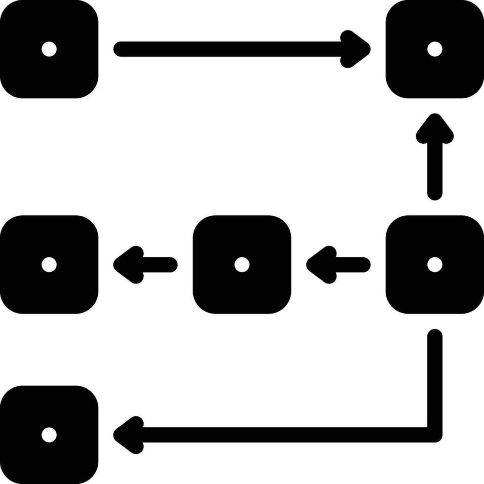 solide Symbol zum ordnen vektor