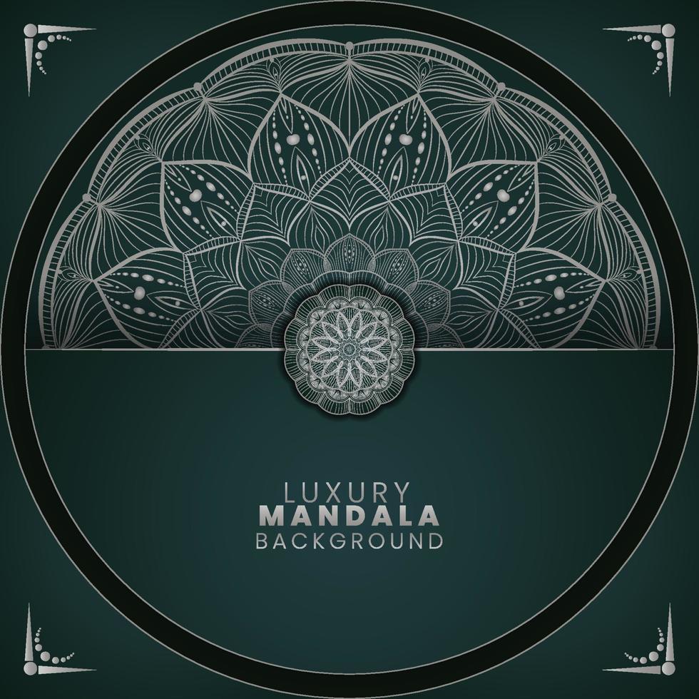 kreativer islamischer Mandala-Hintergrund vektor