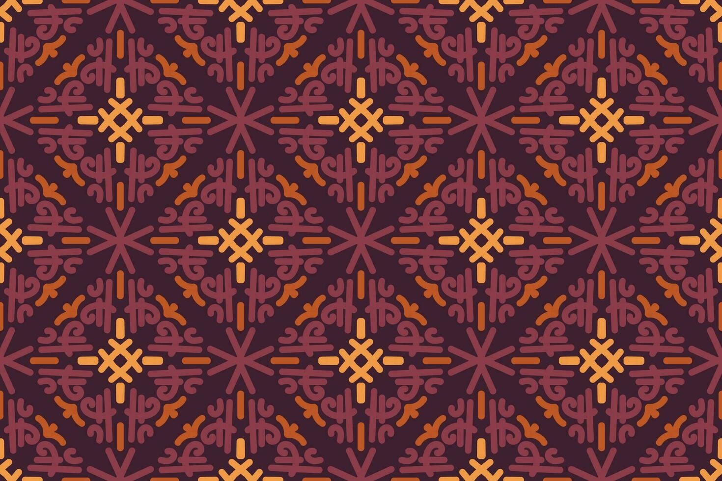 orientalisch Muster. lila und Orange Hintergrund mit Arabisch Ornamente. Muster, Hintergründe und Tapeten zum Ihre Design. Textil- Ornament. Vektor Illustration.