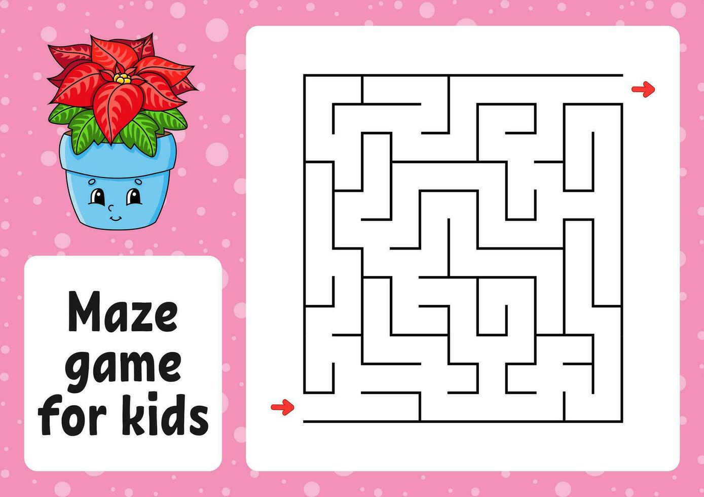 labyrint spel för ungar. rolig labyrint. aktivitet arbetsblad. pussel för barn. tecknad serie stil. logisk gåta. vektor illustration.