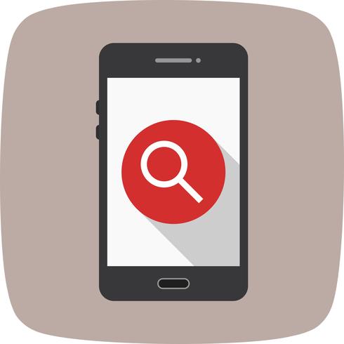 Suche Vektor-Symbol für mobile Anwendung vektor