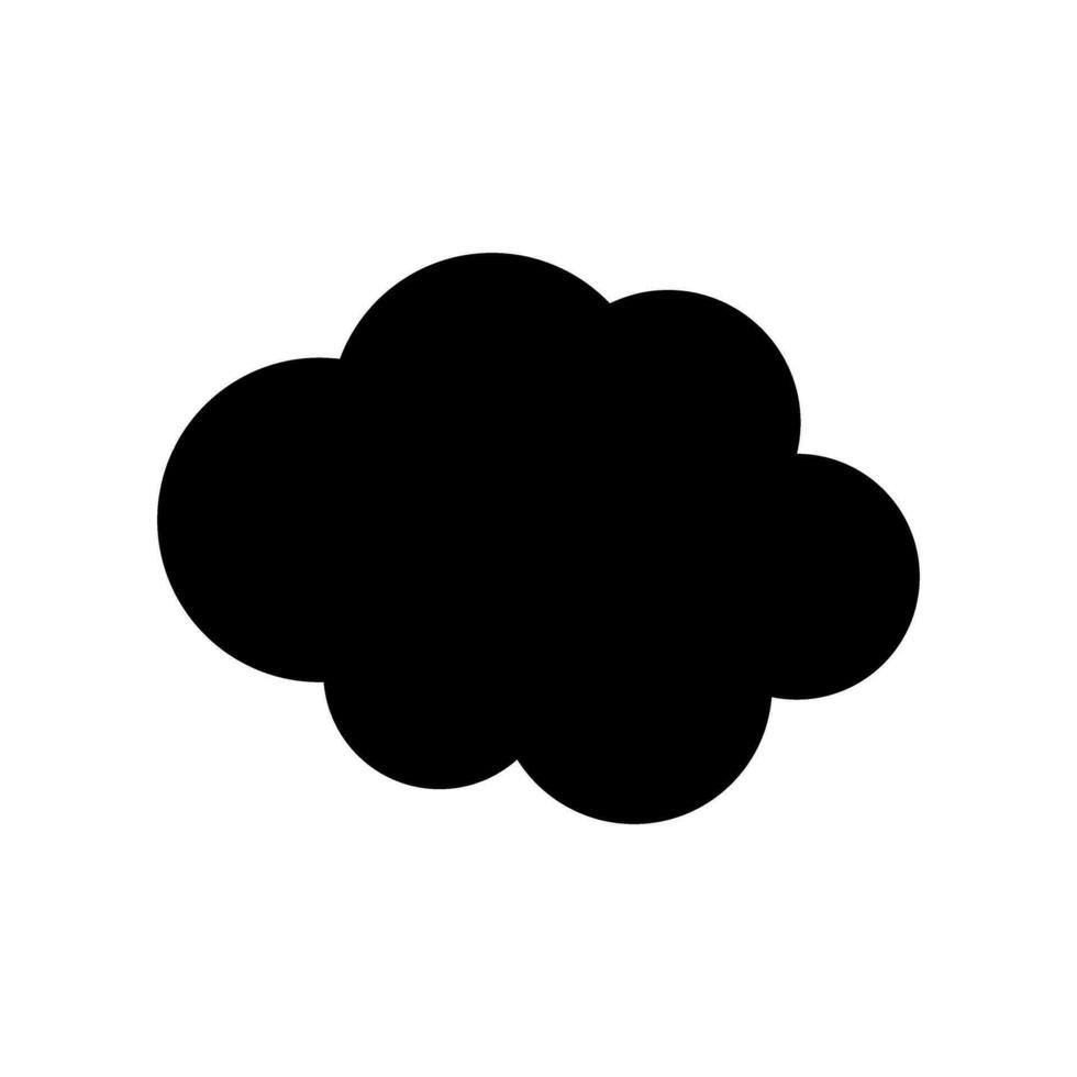 Spielzeug Wolke Symbol Vektor. Baby Wolken Illustration unterzeichnen. Wolke Symbol oder Logo. vektor