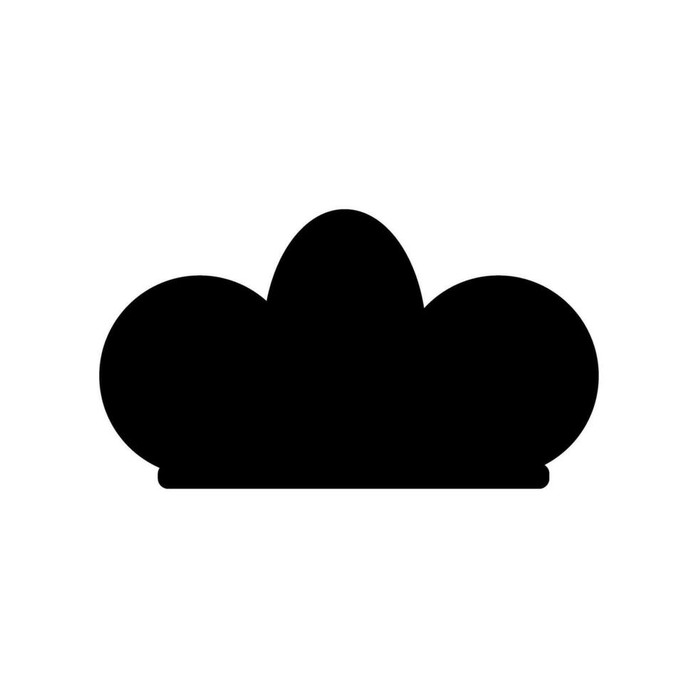 Spielzeug Wolke Symbol Vektor. Baby Wolken Illustration unterzeichnen. Wolke Symbol oder Logo. vektor