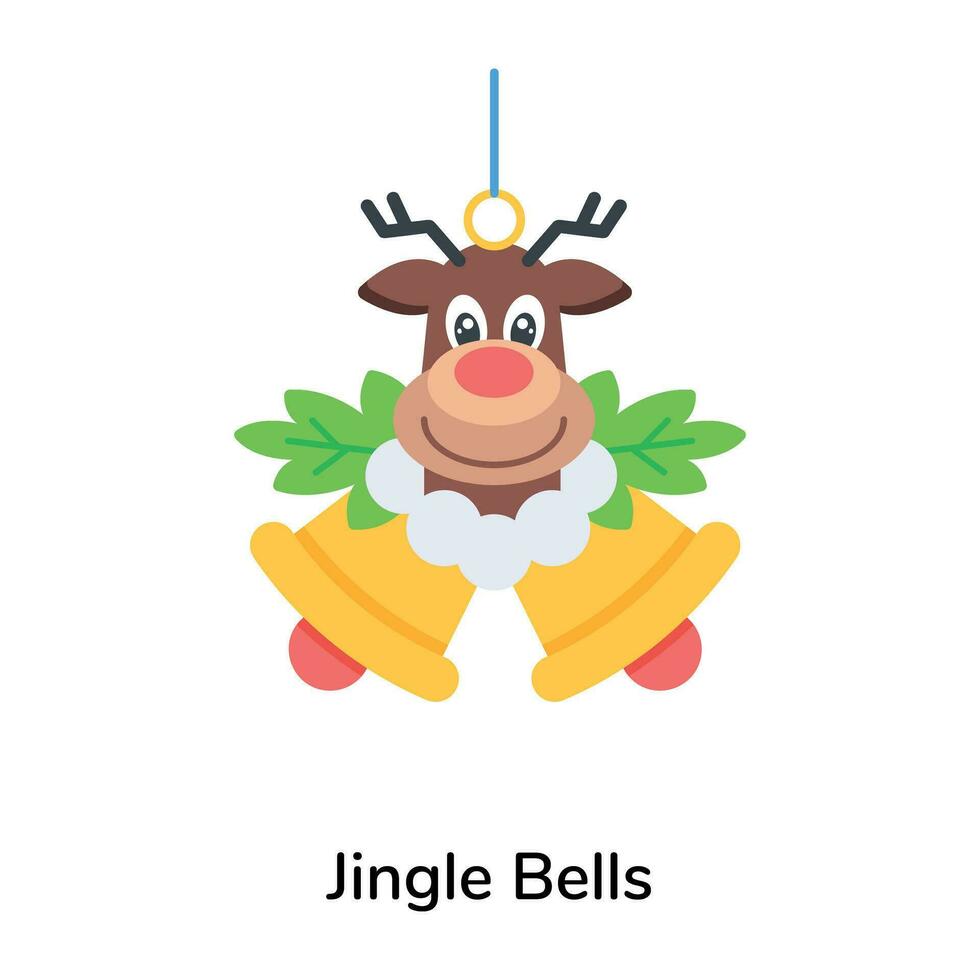trendige Jingle Bells vektor