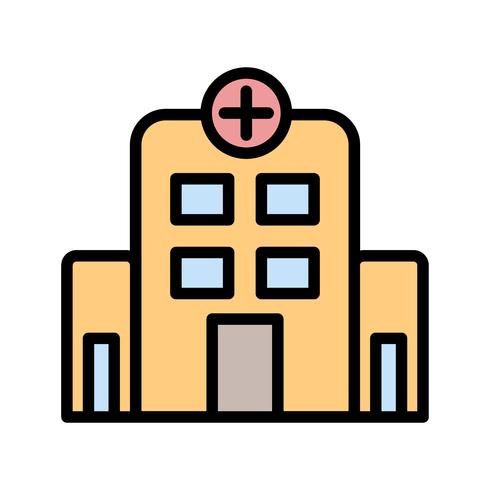 Vektor-Krankenhaus-Symbol vektor