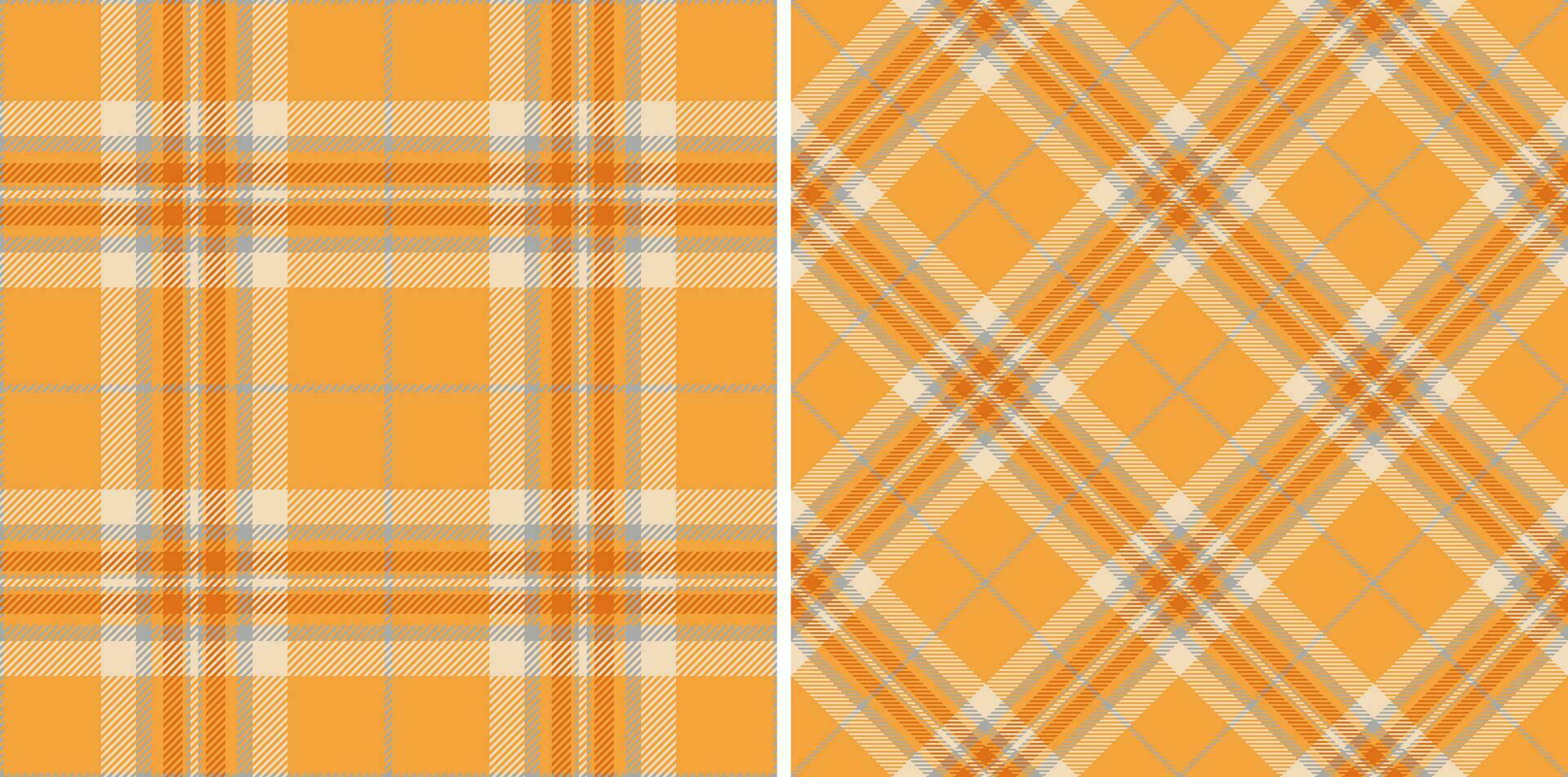 Vektor Stoff Hintergrund von Plaid Textil- Muster mit ein prüfen Tartan nahtlos Textur.