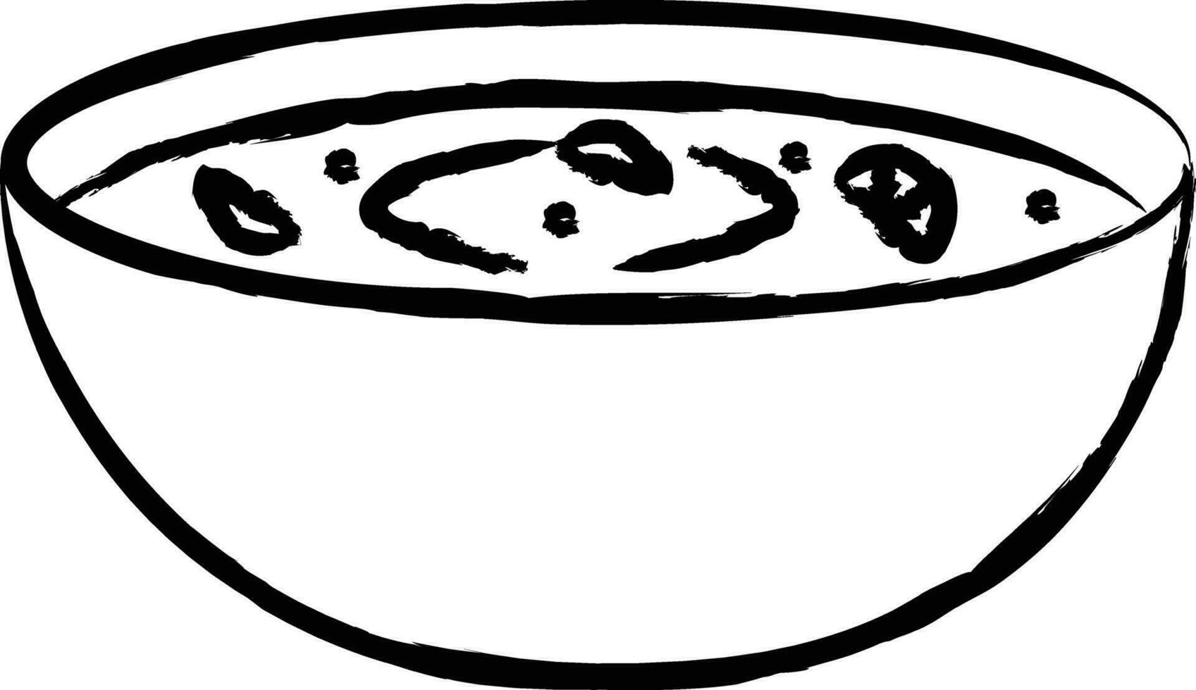 soppa de lima hand dragen vektor illustration