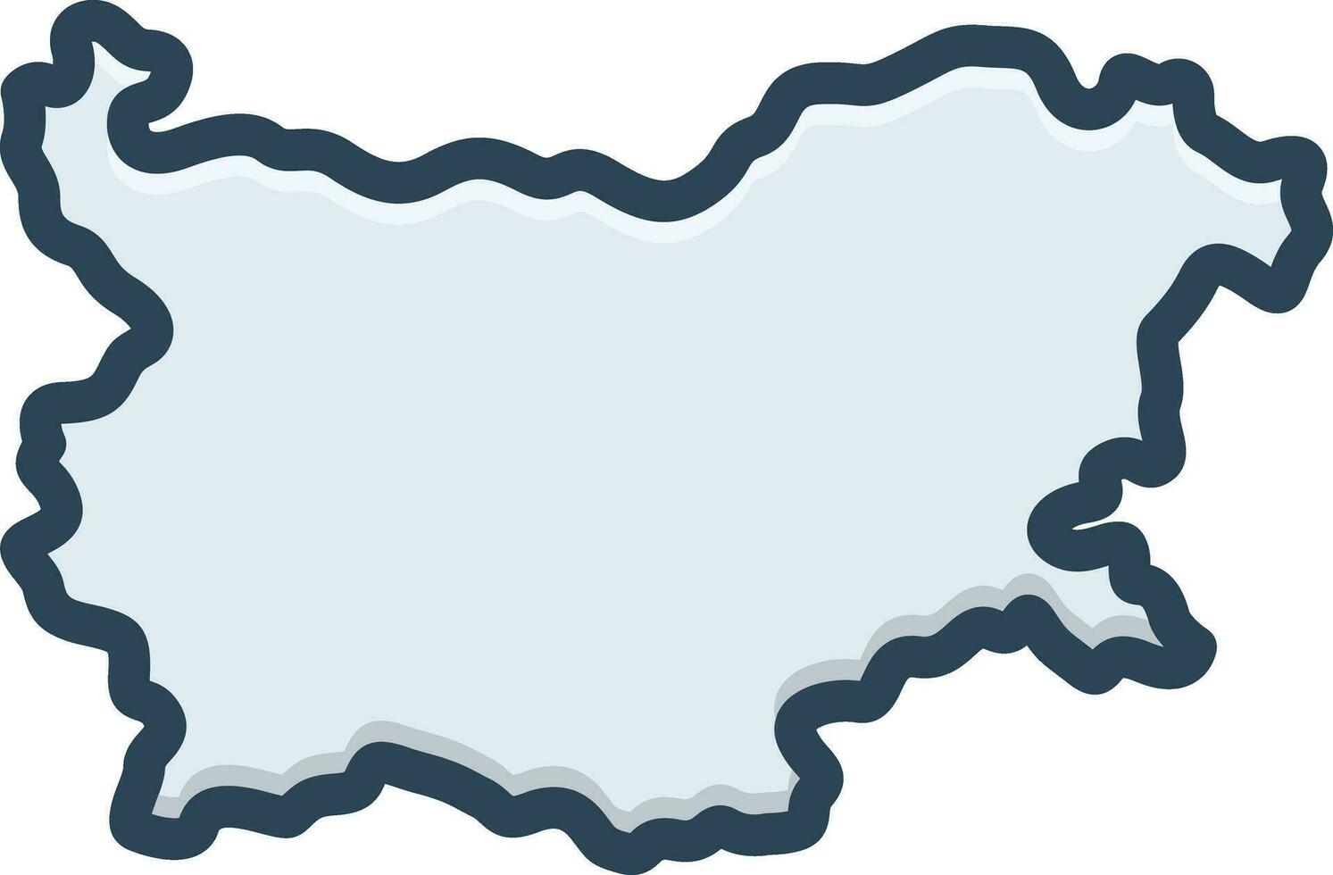 Färg ikon för bulgarian vektor