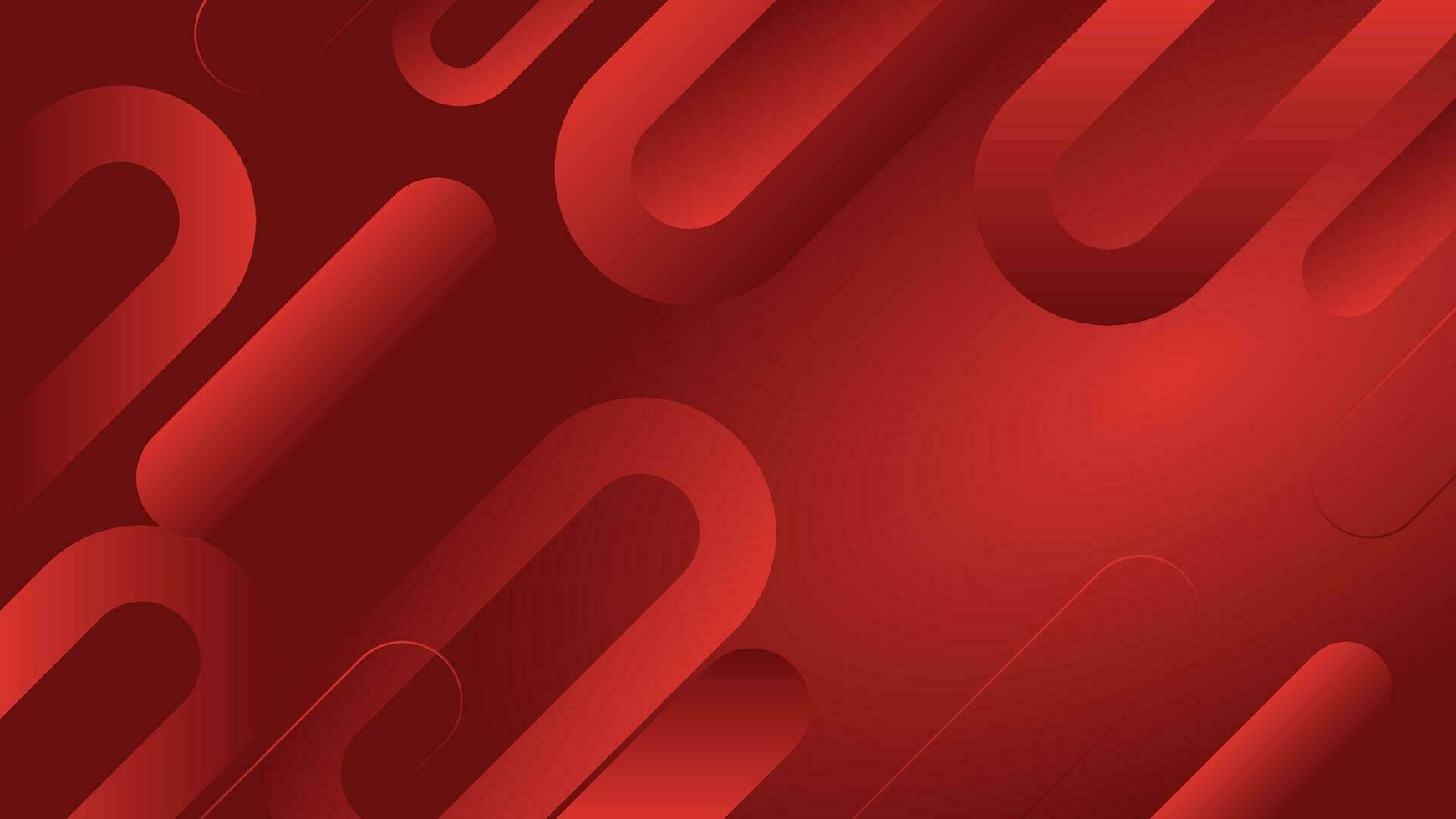abstrakt premie bakgrund 3d form isolerat röd bakgrund. modern trogen grafisk design element. lämplig för presentation bakgrund vektor