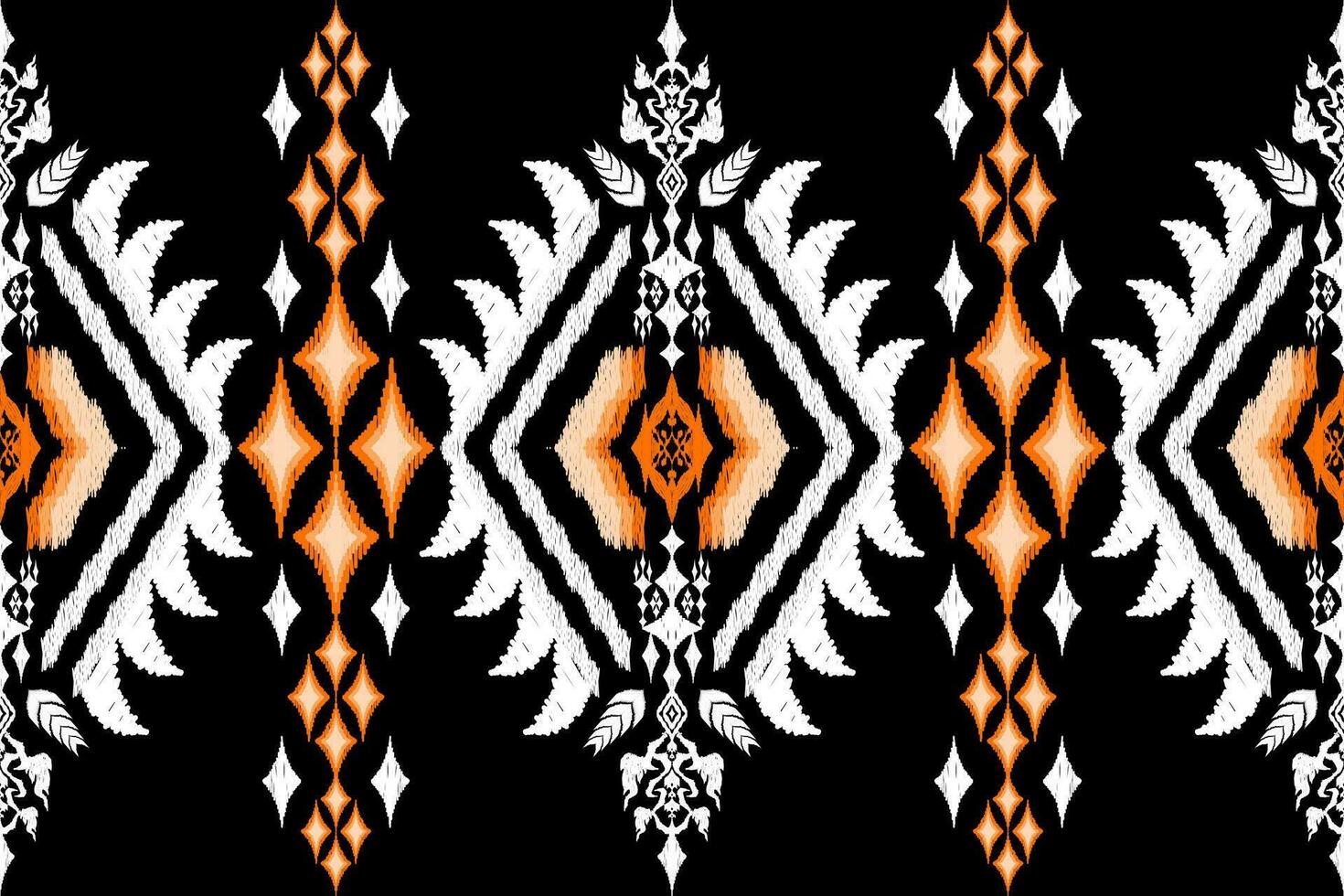 geometrisk etnisk aztec broderi stil.figur ikat orientalisk traditionell konst mönster.design för etnisk bakgrund, tapeter, mode, kläder, omslag, tyg, element, sarong, grafik, vektor illustration.