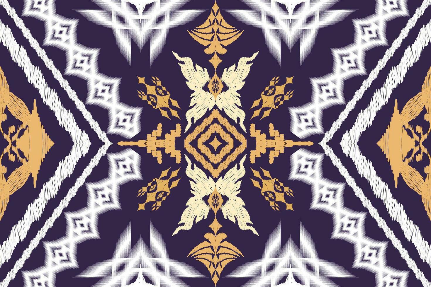 Ikat ethnisch aztekisch Stickerei Stil.Figur geometrisch orientalisch traditionell Kunst Musterdesign zum Ikat Hintergrund, Hintergrund, Mode, Kleidung, Verpackung, Stoff, Element, Sarong, Grafik, Vektor Illustration.