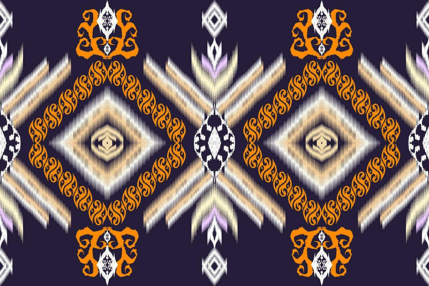 ikat etnisk aztec broderi stil.figur geometrisk orientalisk traditionell konst mönster.design för ikat bakgrund, tapeter, mode, kläder, omslag, tyg, element, sarong, grafik, vektor illustration.