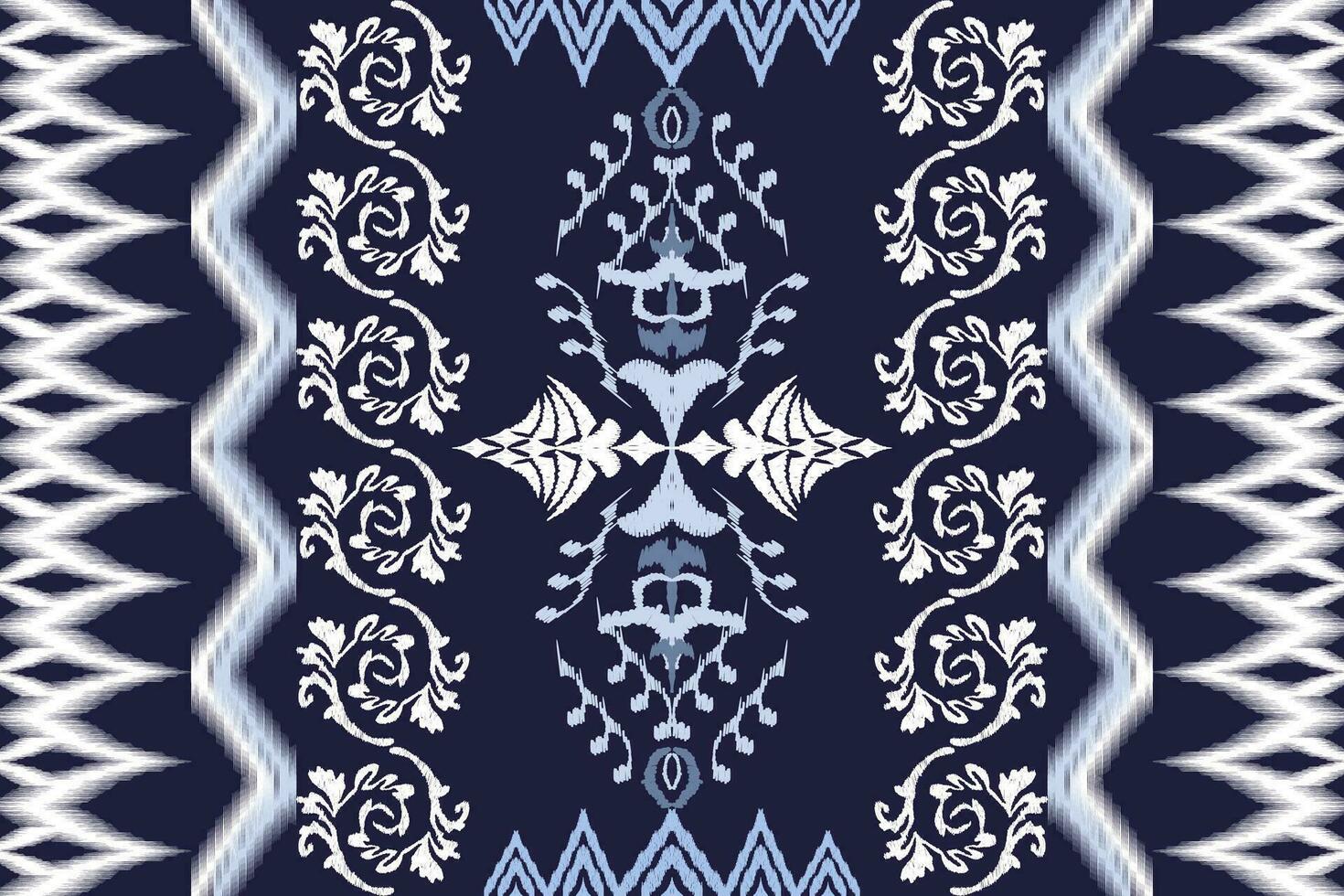 ikat etnisk aztec broderi stil.figur geometrisk orientalisk traditionell konst mönster.design för ikat bakgrund, tapeter, mode, kläder, omslag, tyg, element, sarong, grafik, vektor illustration.