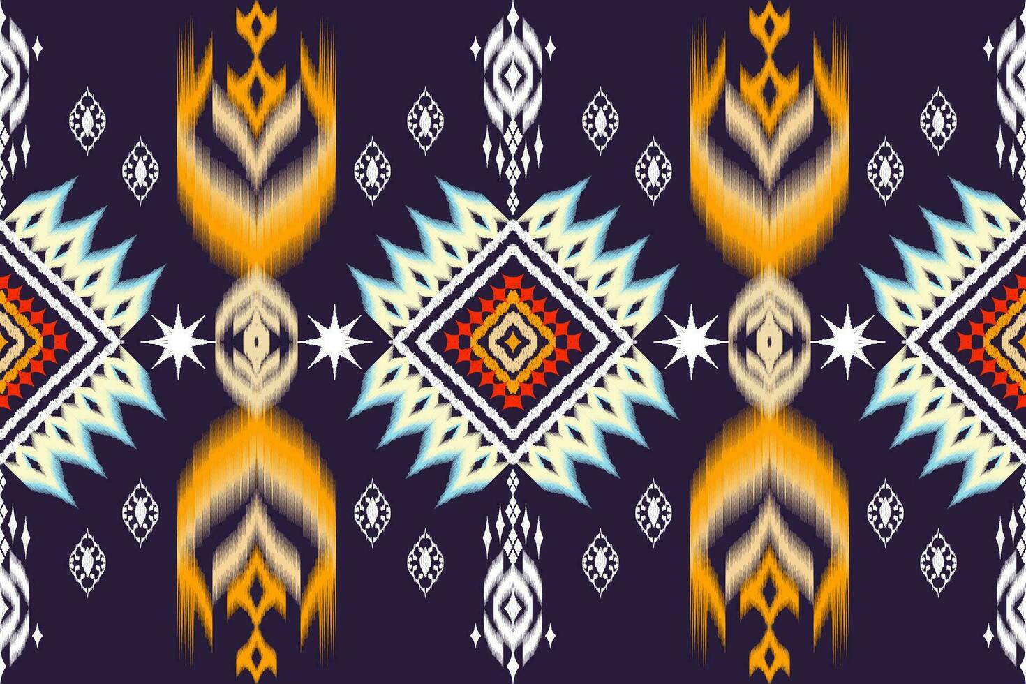 ikat etnisk aztec broderi stil.figur geometrisk orientalisk traditionell konst mönster.design för ikat bakgrund, tapeter, mode, kläder, omslag, tyg, element, sarong, grafik, vektor illustration.