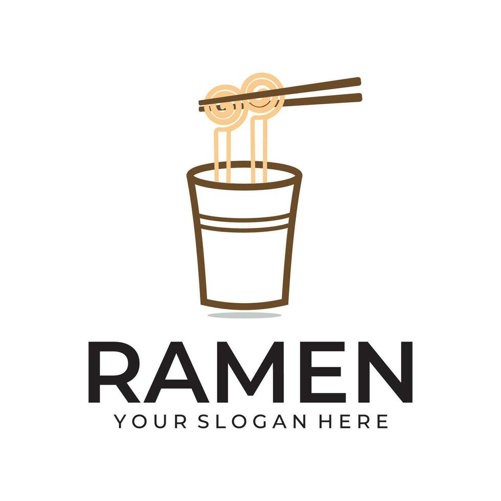 Ramen Illustration Logo vektor