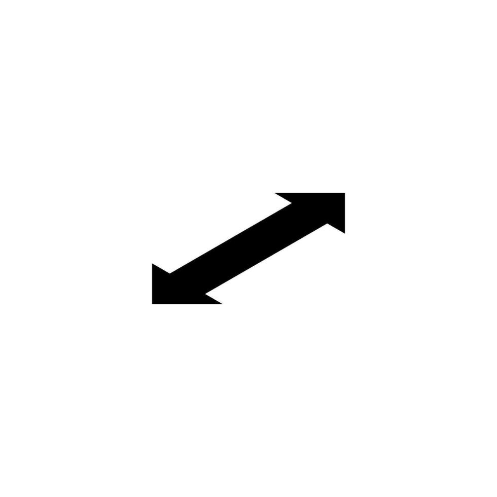 isometrisk riktning pil symbol. vektor ikon illustration