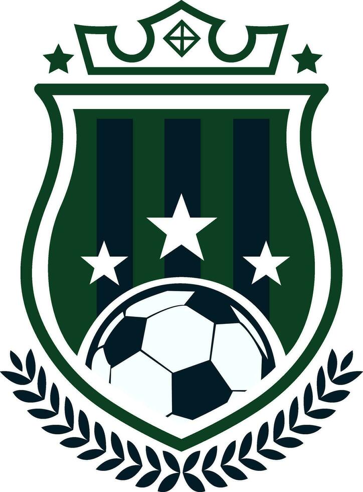 Logo des Fußballvereins vektor