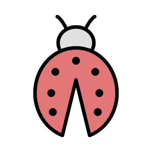 Lady Bug-Vektor-Symbol vektor
