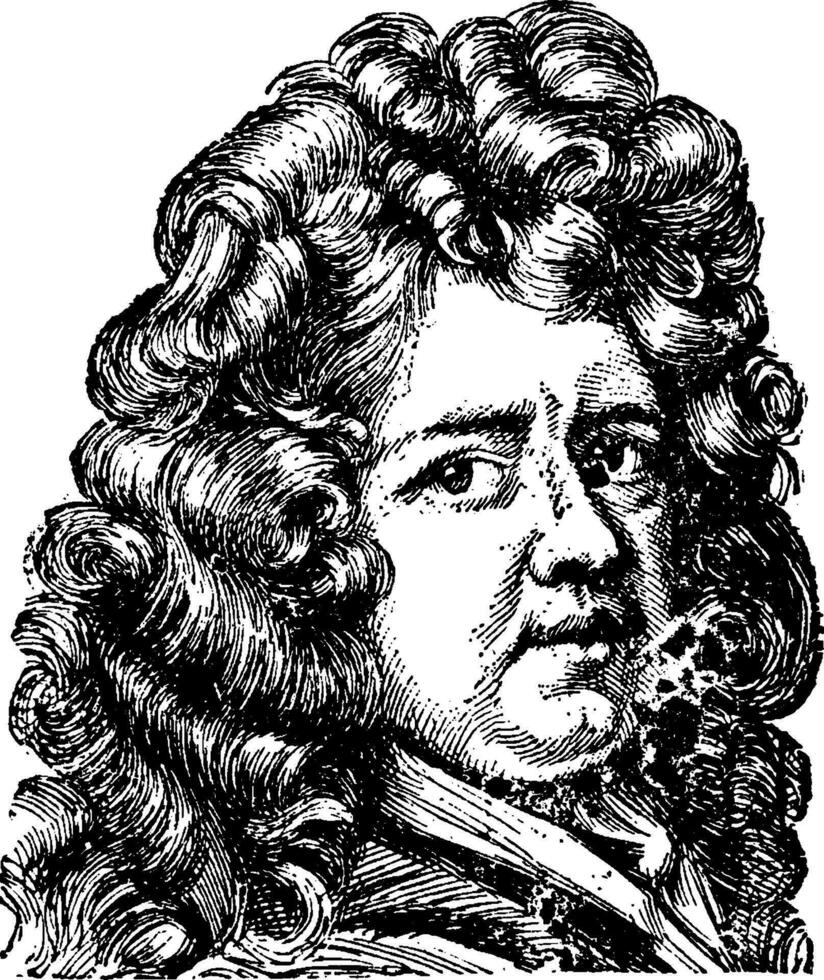 Thomas betterton, Jahrgang Illustration vektor