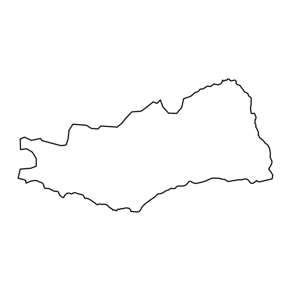 lusaka Provinz Karte, administrative Aufteilung von Sambia. Vektor Illustration.