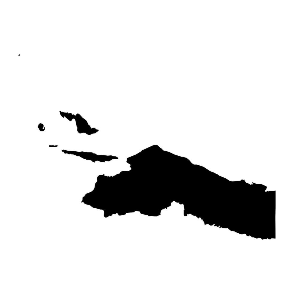 Papua Provinz Karte, administrative Aufteilung von Indonesien. Vektor Illustration.