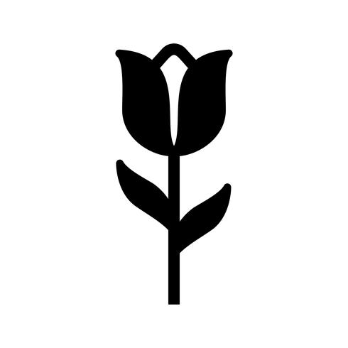 Tulpen-Vektor-Symbol vektor