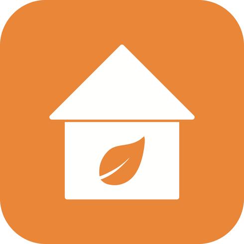 eco home vector icon