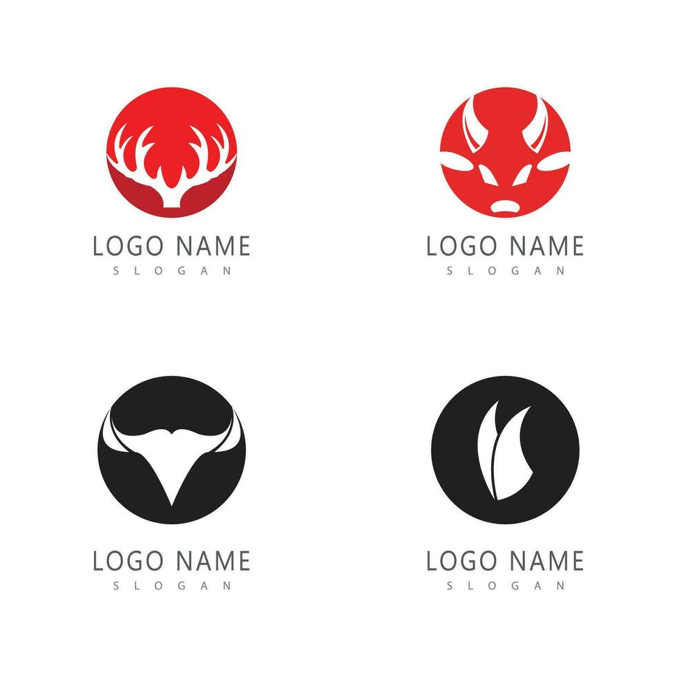 horn logotyp vektor element och symbol design