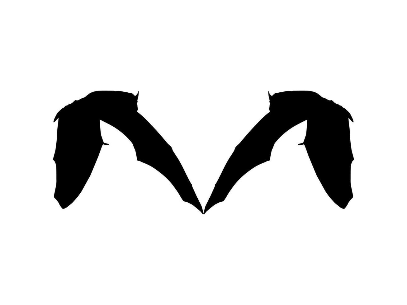 Silhouette des Paars Flughund oder Fledermaus für Kunstillustration, Ikone, Symbol, Piktogramm, Logo, Website oder Grafikdesignelement. Vektor-Illustration vektor