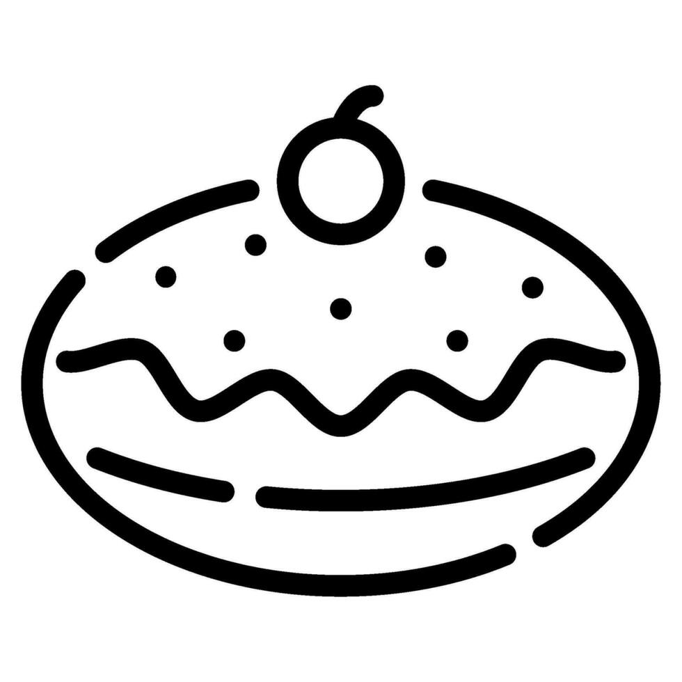 Gelee Krapfen Illustration Symbole zum Netz, Anwendung, Infografik, usw vektor