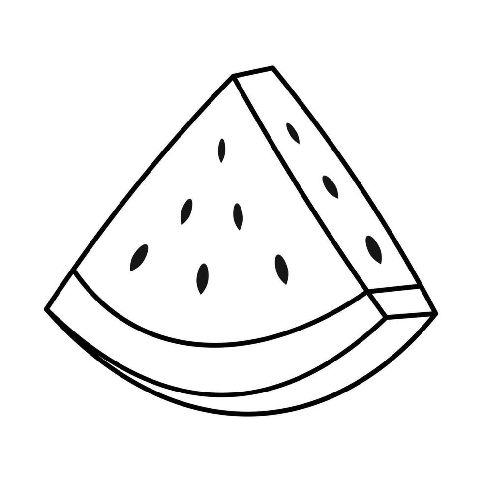 vattenmelon palestina symbol för fredlig Land . grön, vit, röd, svart. färsk vattenmelon frukt vektor