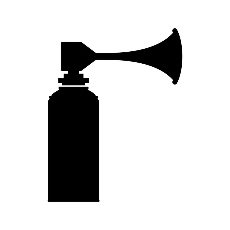 luft horn ikon för rädda sos eller sporter signaler isolerat på vit bakgrund. signal horn symbol, ljud signal klaxon. vektor illustration.
