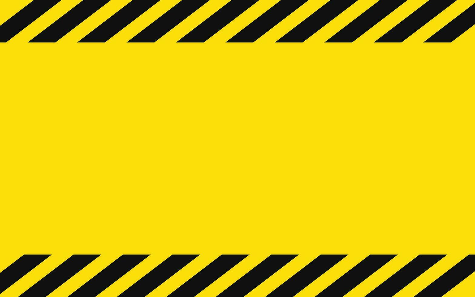 Gelb und schwarz Polizei Hintergrund zu warnen das Achtung Bereich. Vorsicht Band Hintergrund Warnung leer Illustration vektor