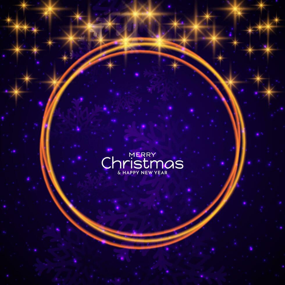 Frohe Weihnachten Festival dekoratives stilvolles Hintergrunddesign vektor