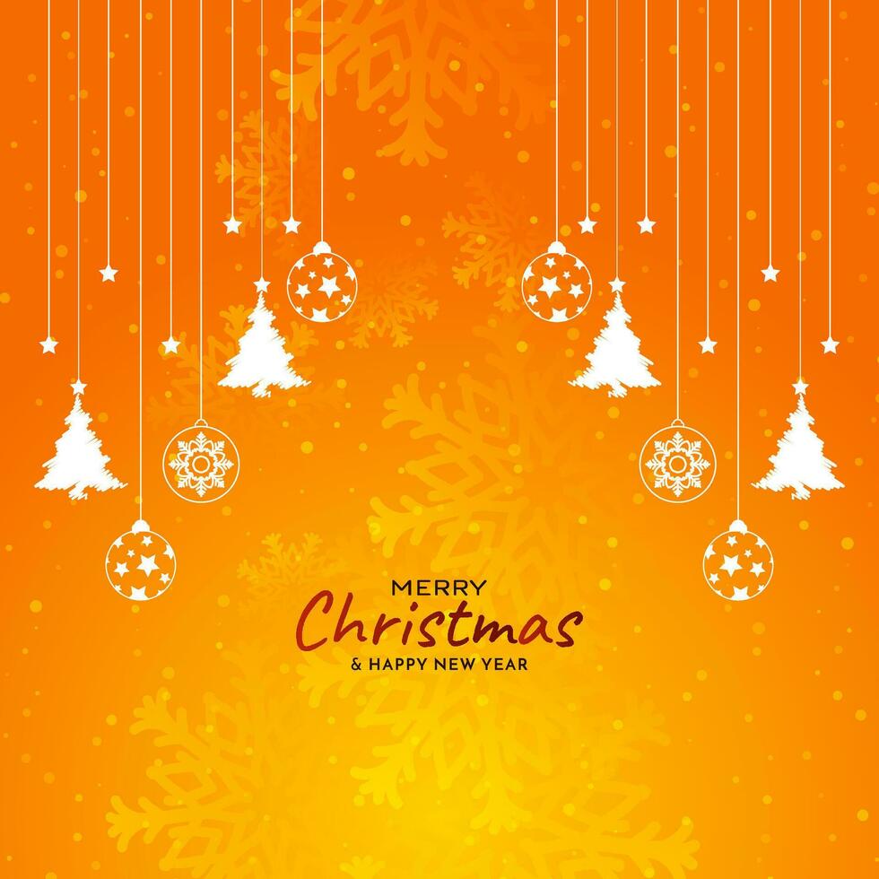 fröhlich Weihnachten Festival dekorativ elegant Hintergrund vektor