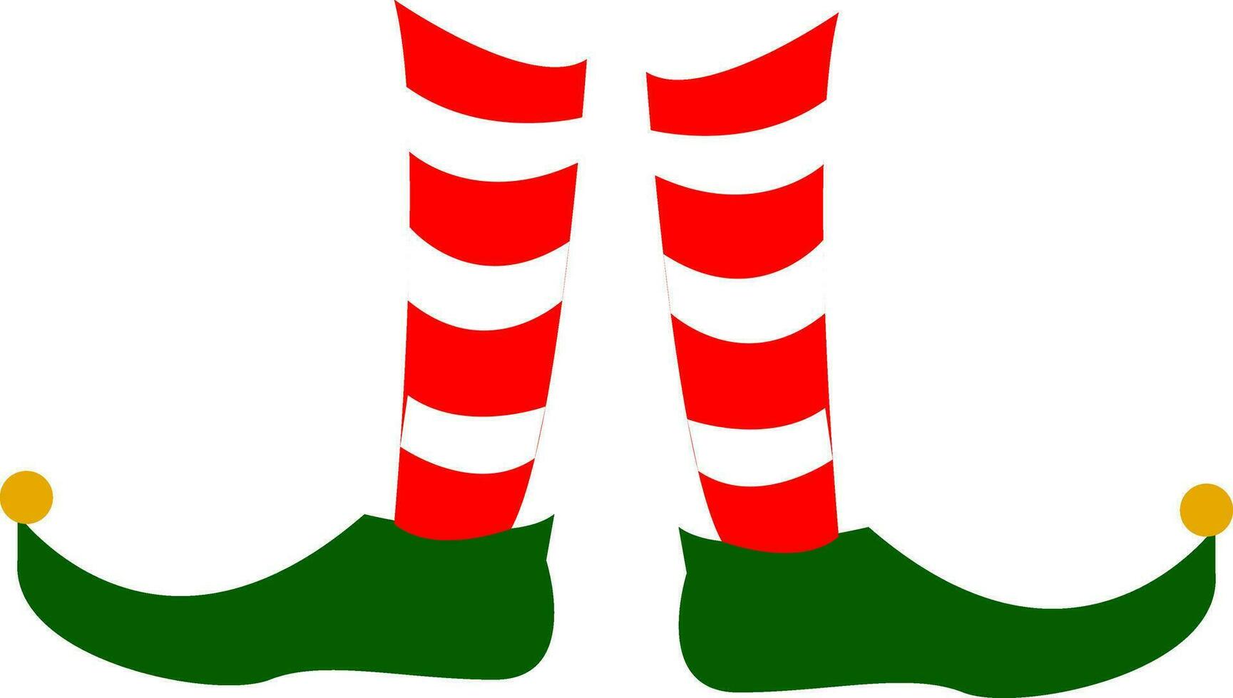Person tragen rot und Weiß überprüft Socken Vektor oder Farbe Illustration
