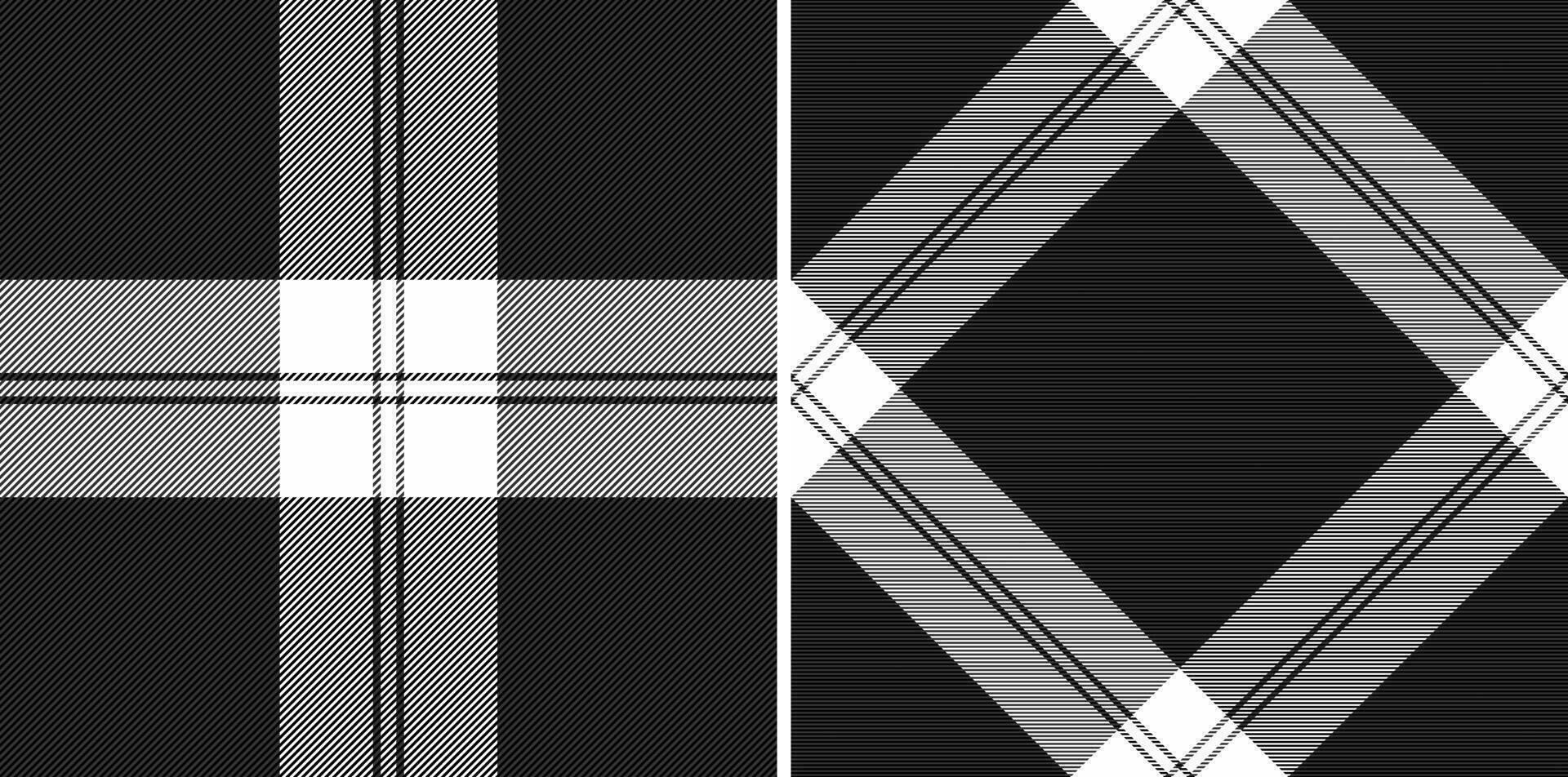 Muster Plaid nahtlos von Stoff Textil- Tartan mit ein Hintergrund prüfen Textur Vektor. vektor