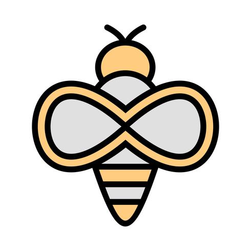 Bienen-Vektor-Symbol vektor