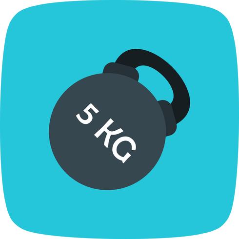 Vektor Kettlebell Ikon