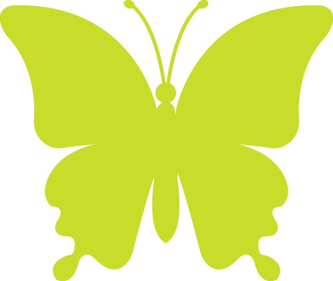 Schmetterling Formen Symbol im modisch eben Stil isoliert auf zum Dekoration Design. modern nahtlos Muster von Monarch Zeichen Symbol Element Vektor Apps und Webseite