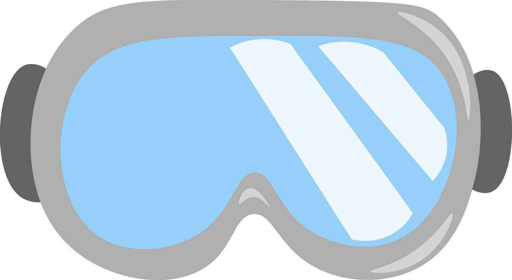 ett bild av en åka skidor glasögon vektor eller Färg illustration