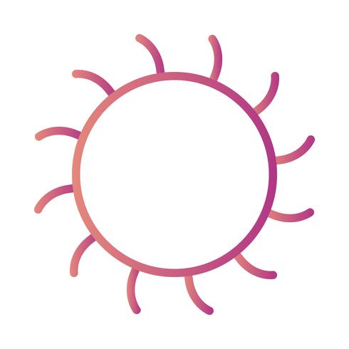 Sun-Vektor-Symbol vektor