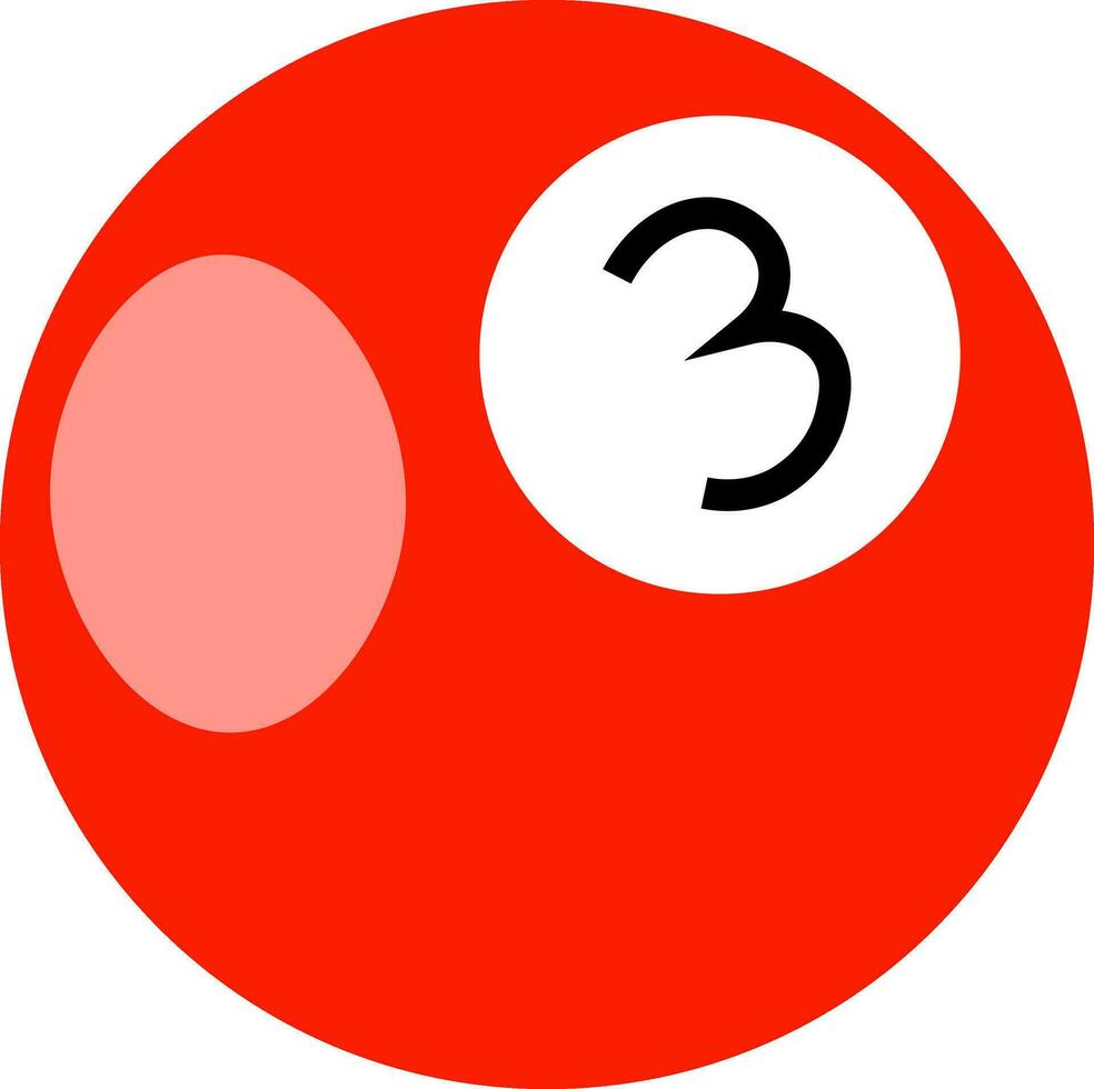 Billard- Ball Vektor oder Farbe Illustration